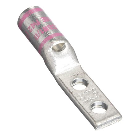 PANDUIT Copper Compression Lug, 2 Hole, 1/0 AWG,  LCDN1/0-14A-X